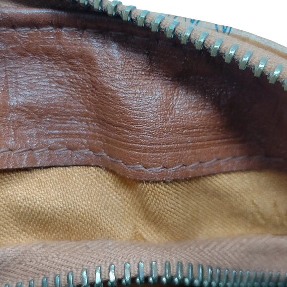 (L3) MCM Hand Bag Brown PVC - Picture 7 of 9